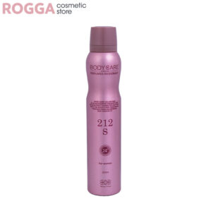 اسپری زنانه بادی کر مدل 212S حجم 200میل Body Care Perfumed deodorant 212 S for Woman 200ml
