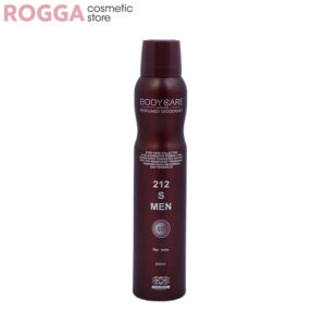 اسپری مردانه بادی کر مدل 212S حجم 200میل Body Care Perfumed deodorant 212 S for Men 200ml