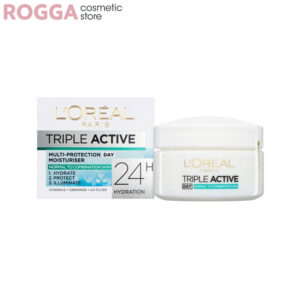 ژل کرم آبرسان روز لورال تریپل اکتیو LOreal Triple Active حجم 50 میلی لیتر