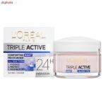 کرم آبرسان شب لورآل مدل Triple Active 24H حجم 50 میلی لیتر