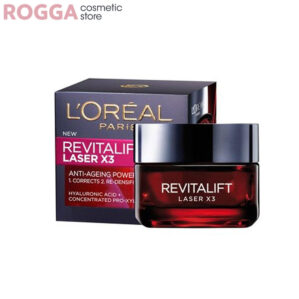 کرم ضد چروک شب لورآل مدل Revitalift Laser X3 حجم 50 میلی لیتر
