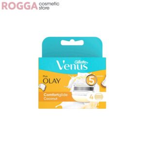 یدک خودتراش ونوس اولای مدل Comfortglide Coconut بسته 4 عددی