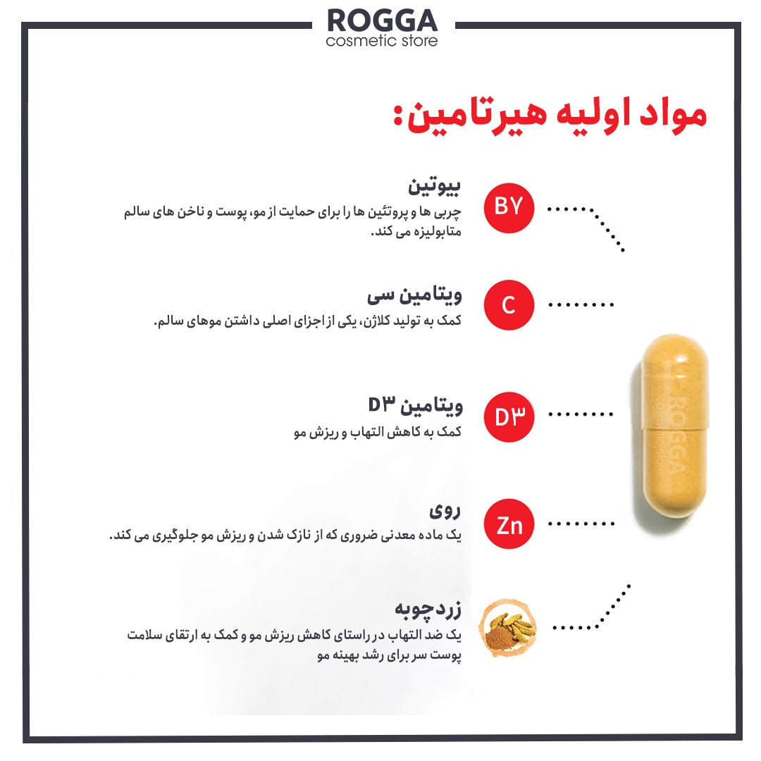 مواد اولیه هیرتامین
