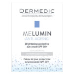 کرم روز درمدیک روشن کننده و ضد پیری melumin با SPF50  حجم 55 میلی لیتر