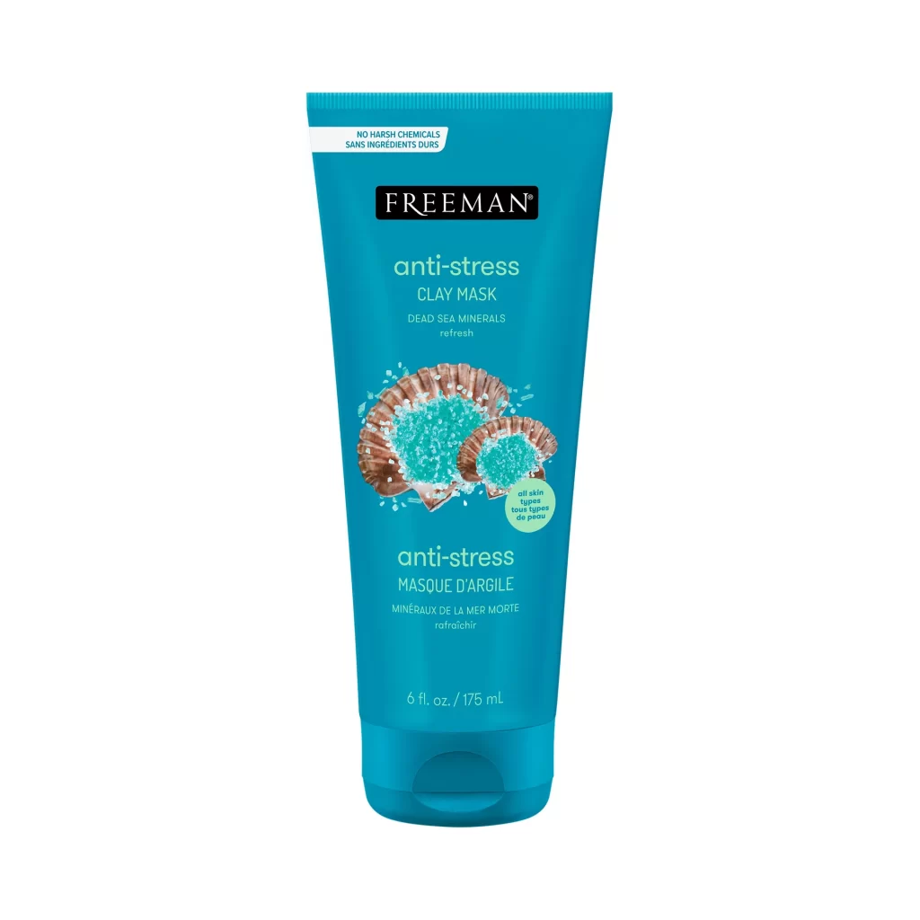 Freeman Beauty Anti Stress Dead Sea Minerals Clay Mask 072151452120 2500x2500 1