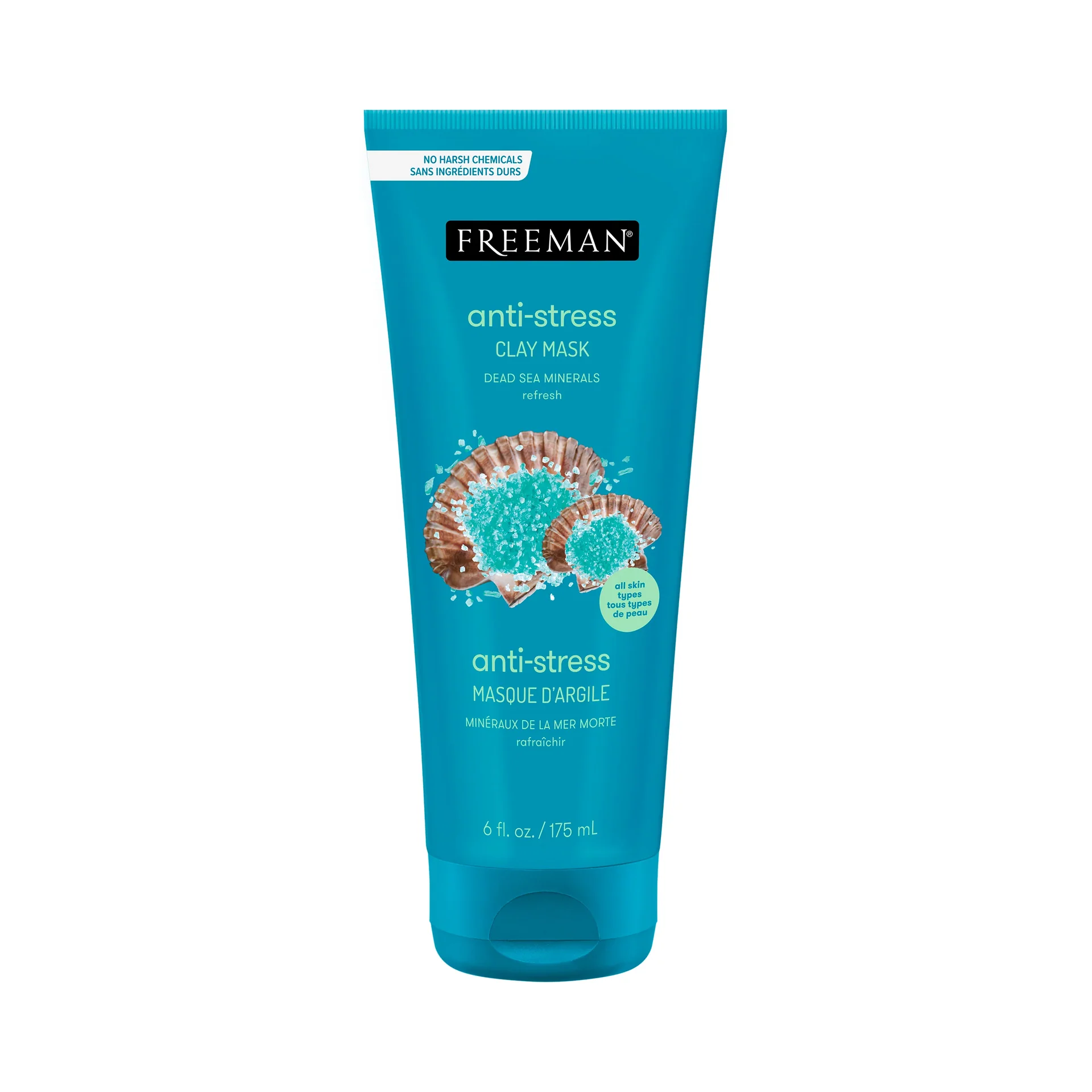 Freeman-Beauty-Anti-Stress-Dead-Sea-Minerals-Clay-Mask-072151452120-2500x2500 ماسک ضد استرس فریمن حاوی کانیهای دریایی - Image 1